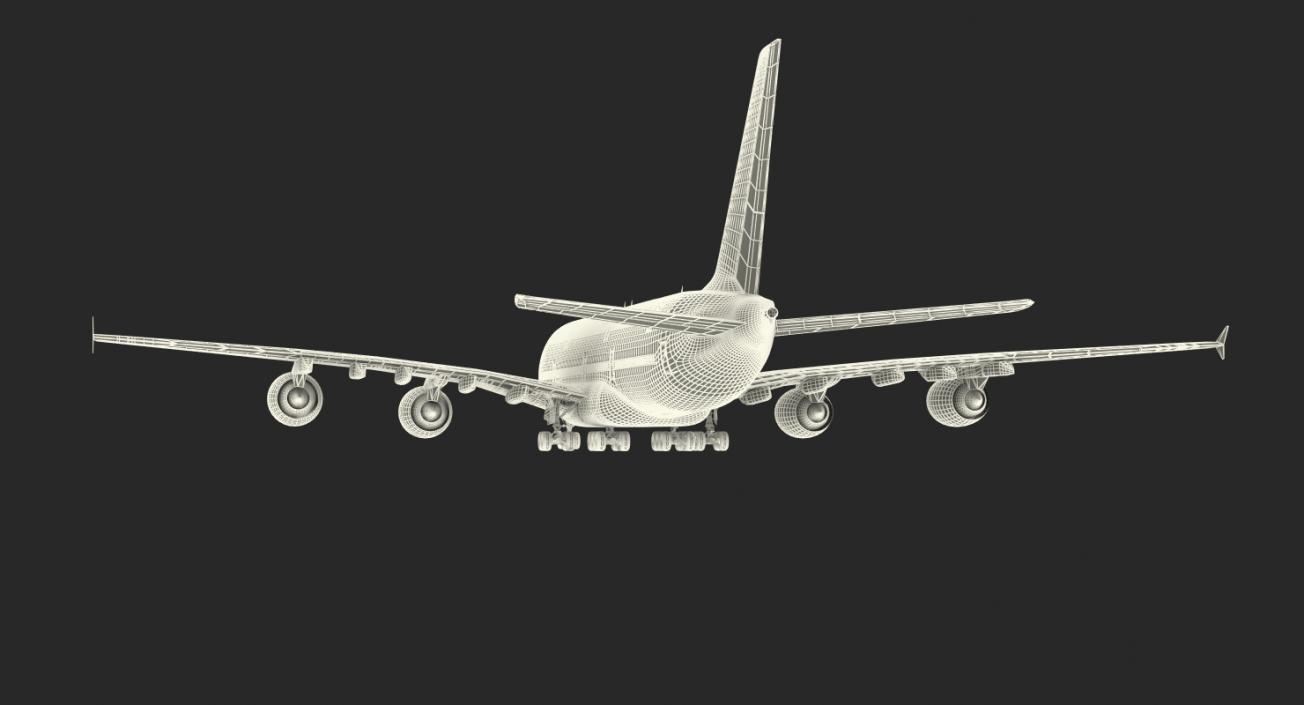 Airbus A380-1000 Air France 3D